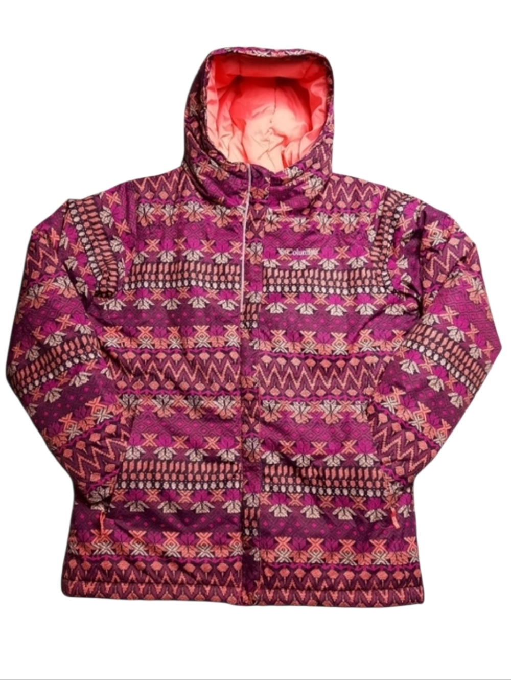 Columbia Horizon Ride Aztec Print Winter/Ski Jacket Youth SZ XL (18-20)